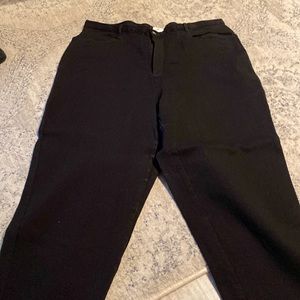 Villager Sport size 20W black jeans wide leg.